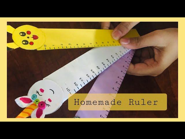 How To Make Simple Ruler At Home