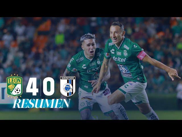 LEÓN 4-0 QUERÉTARO J14 | La FIERA arrasa con los GALLOS 