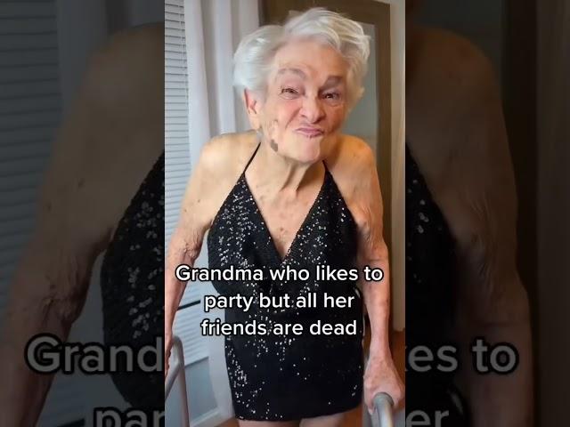 Grandma is always looking for new friends ️ #grandma #fashion #confidence