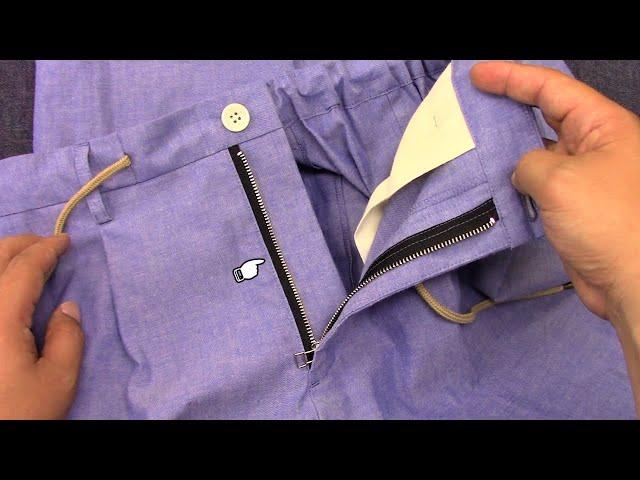 How to sew a fly front zipper