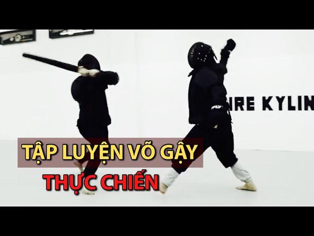 XEM video tập luyện võ gậy thực chiến đặc sắc - Võ Thuật Tự Vệ HMS