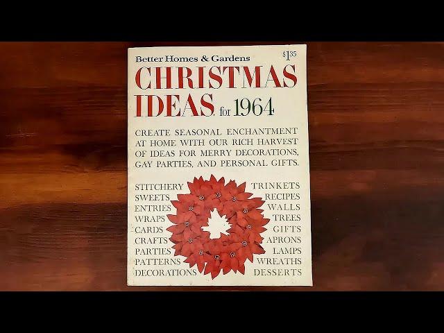 Better Homes & Gardens Christmas Ideas for 1964 | ASMR Magazine Flip Through