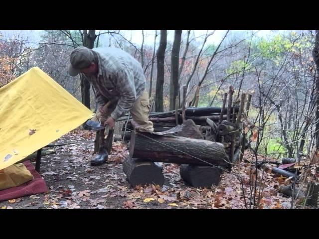 Starting a fire after 3 days rain