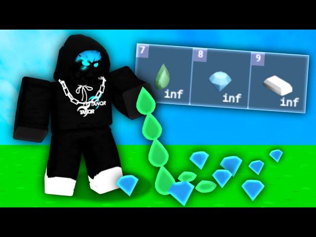 I secretly have an INFINITE generator in Roblox Bedwars..