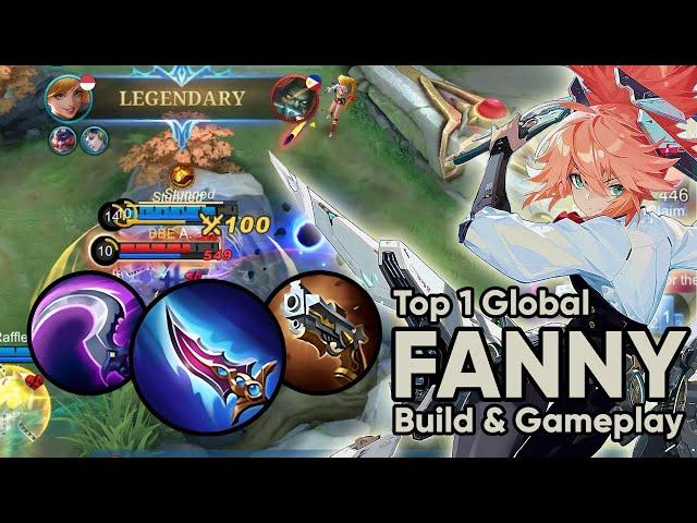 EFFECTIVE CABLE GAMEPLAY !! | Top 1 Global Fanny Gameplay | New Emblem & Build | MLBB