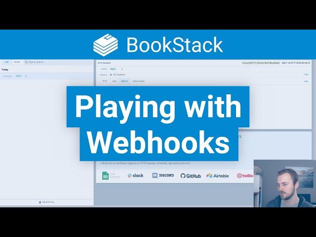 Playing with Webhooks in BookStack