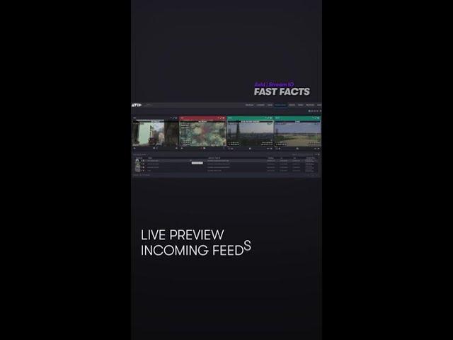 Monitor incoming channels from one location with Avid | Stream IO.