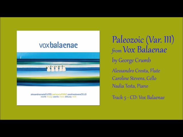 Paleozoic (Var.  III) from Vox Balaenae, Alessandro Crosta, Caroline Stevens, Nadia Testa