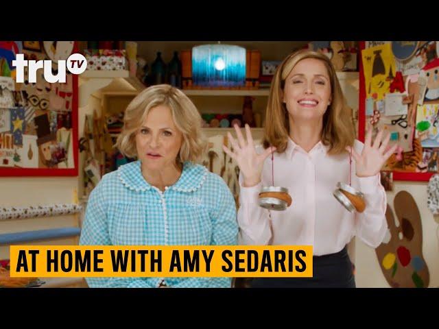 At Home with Amy Sedaris - Donut Bird Feeder (ft. Rose Byrne) | truTV