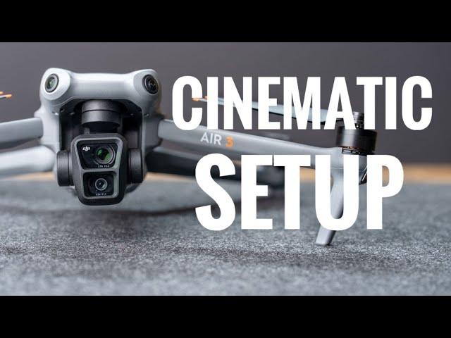 DJI Air 3 Cinematic Settings and Setup