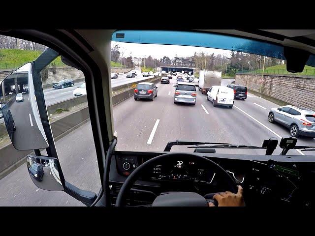 POV Truck Driver - Across Paris A10 ️ A1 France 