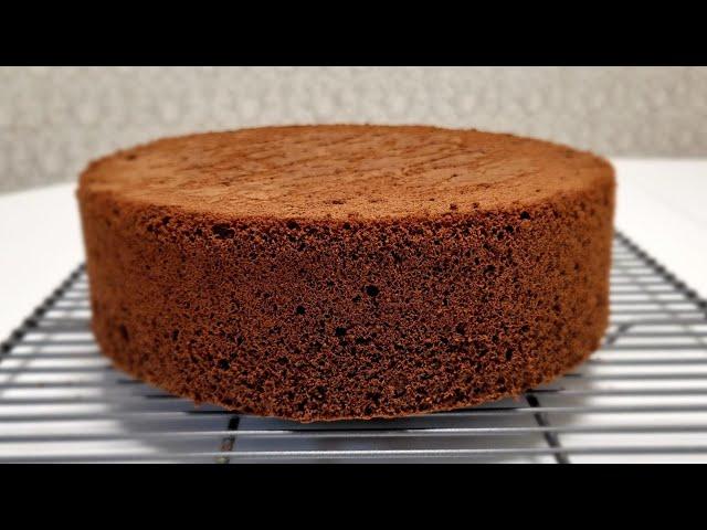 Simple chocolate sponge cake recipe