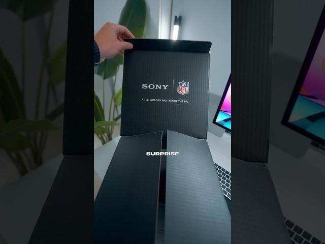 Unboxing a care package from Sony x NFL￼