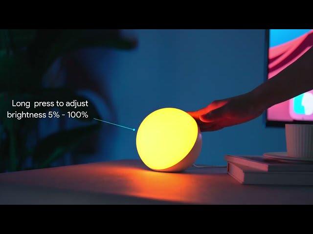 Touch Lamp, Multicolor night light for kids, Small LED Table Lamp for Bedroom, Dimmable Bedside Lamp