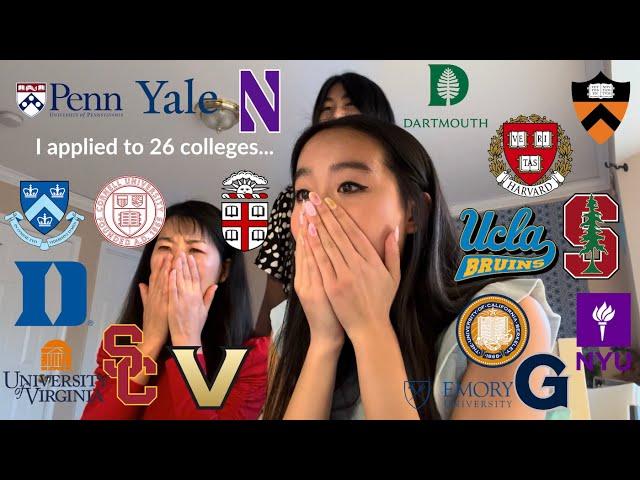 COLLEGE DECISION REACTIONS 2023 (all 8 Ivies, Stanford, UCs, T20s, and more)