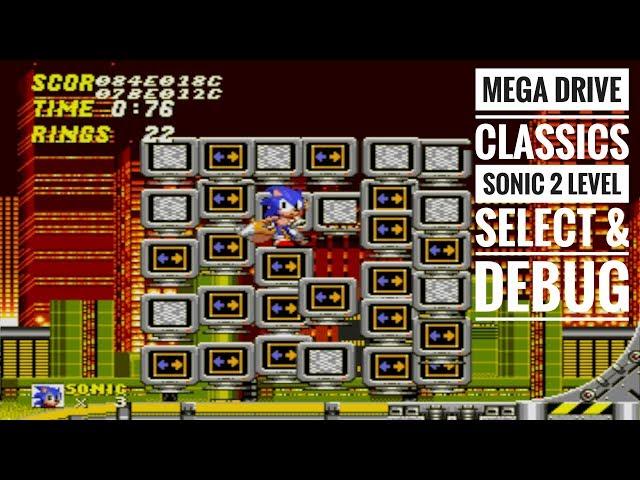 Sega Mega Drive & Genesis Classics | Sonic 2 | Level Select & Debug Mode Guide | PS4 & XB1