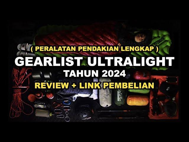 PERALATAN MENDAKI 2024 ‼️ Full Review GEAR LIST ULTRALIGHT HIKING