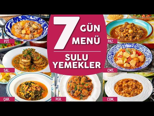 Bugün Ne Pişirsem #2: 7 Güne 7 Farklı Sulu Yemek Tarifi (Menü Önerileriyle!) - Sulu Yemek Tarifleri