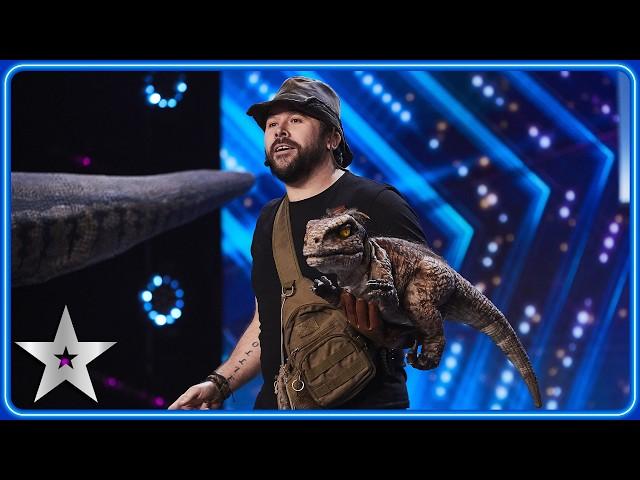 Ranger performs 'Gangnam Style' with DINOSAUR pals! | Unforgettable Audition | Britain’s Got Talent