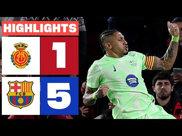 RCD MALLORCA 1 - 5 FC BARCELONA I HIGHLIGHTS LALIGA EA SPORTS