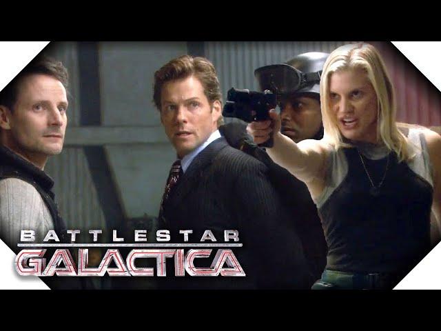 Battlestar Galactica | Starbuck Rescues Lee