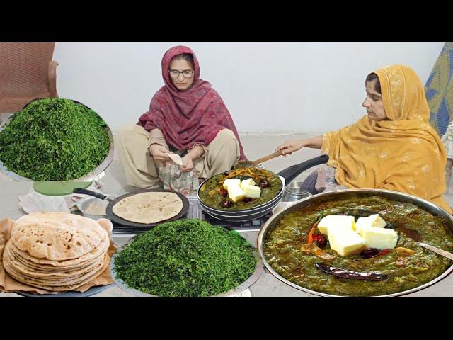 Gaon main dophar ka Khana sarson ka Saag Roti | Streets Food | Irma's family vlog