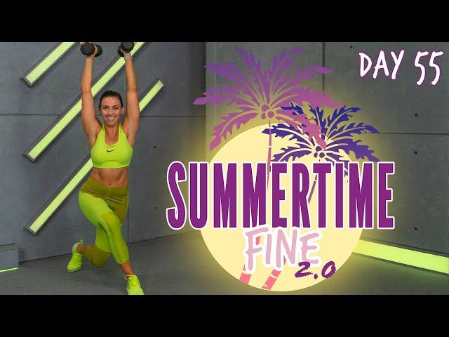 45 Minute Cardio Circuit Workout | Summertime Fine 2.0 - Day 55