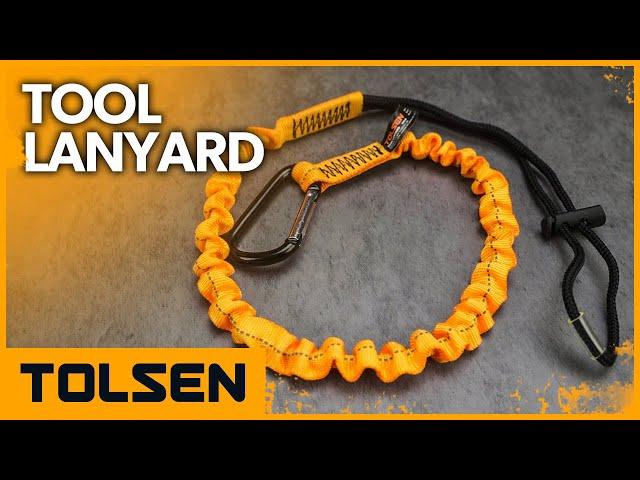 TOLSEN Tool Lanyard with Single Aluminum Alloy Carabiner