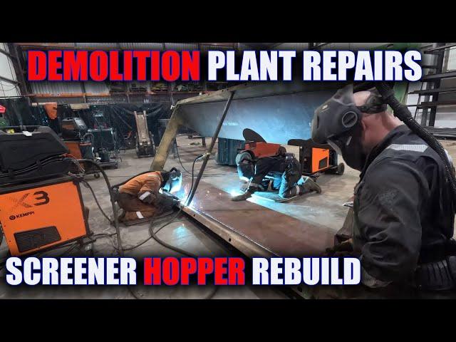 Demolition Repairs & McCloskey Hopper Work Starts! Ch #070