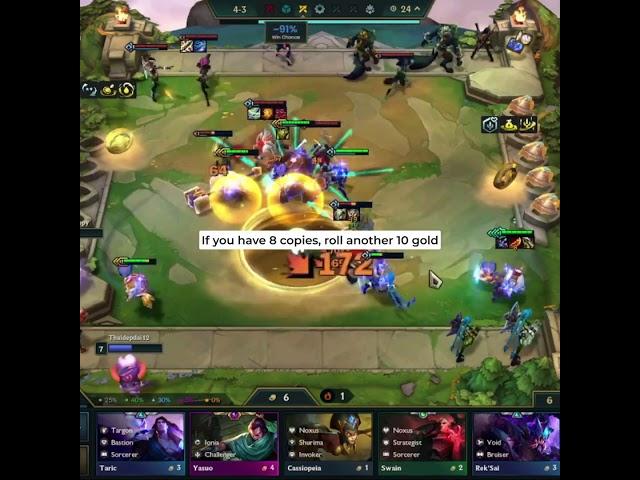 TFT GUIDE: How to Level for One Cost Reroll