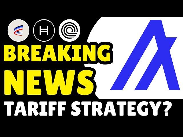 EPIC ALGORAND NEWS, TRUMP TARIFF IMPACT ON CRYPTO, ONDO FINANCE, AND HEDERA DEFI STRATEGIES