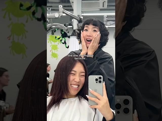Getting a hair transformation in KOREA?!! #korea #hair #hairtransformation #haircut #beauty