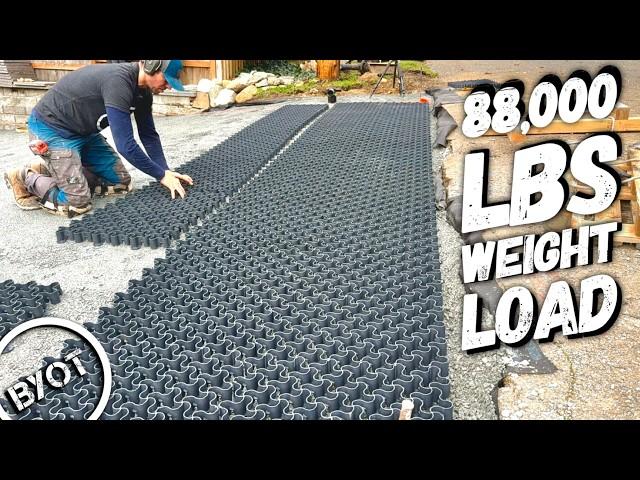 How To Install A Permeable Gravel Driveway Grid System