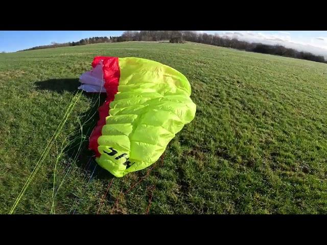 2024 12 23 Paragliding - Hänschberg - groundhandling Lenka