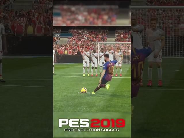 PES 2019 Lionel Messi Free Kick #pes2019 #messi