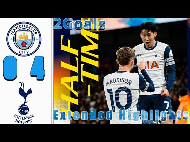 Manchester City vs Tottenham 0-4 | All Goals and Highlights | Premier League