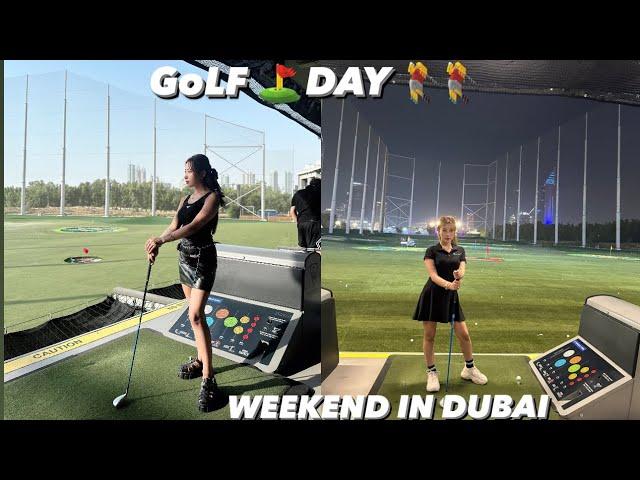 Golf ️ day /  life on weekend in Dubai /