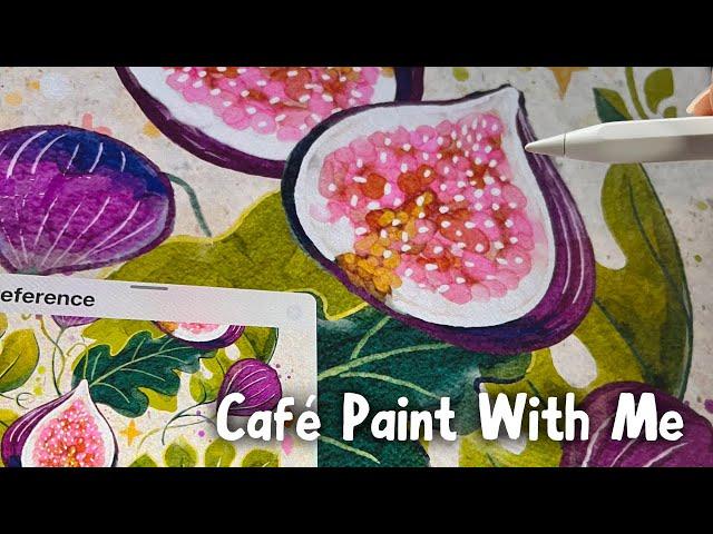 Stylizing Tips + Drawing in Café // Procreate Watercolor  Solo Artist Date // Creative Self Care ️
