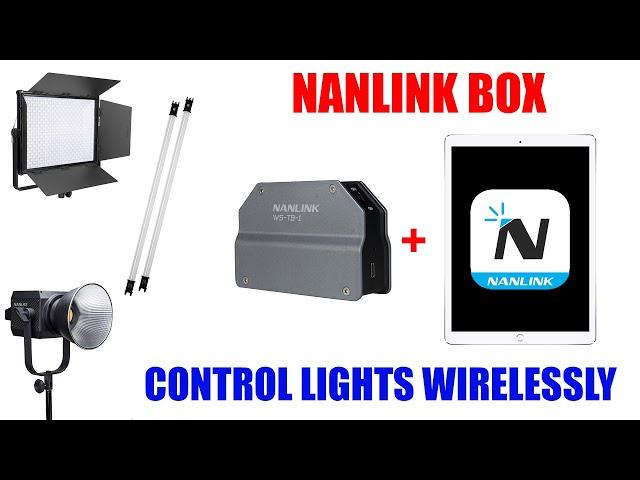 Wirelessly Control Lights with Nanlite Transmitter Box & App [ Nanlink WS-TB-1 Tutorial ]