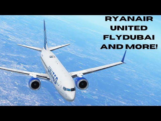 Engine sounds / Ryanair, United, Fly Dubai / Infinite Flight News