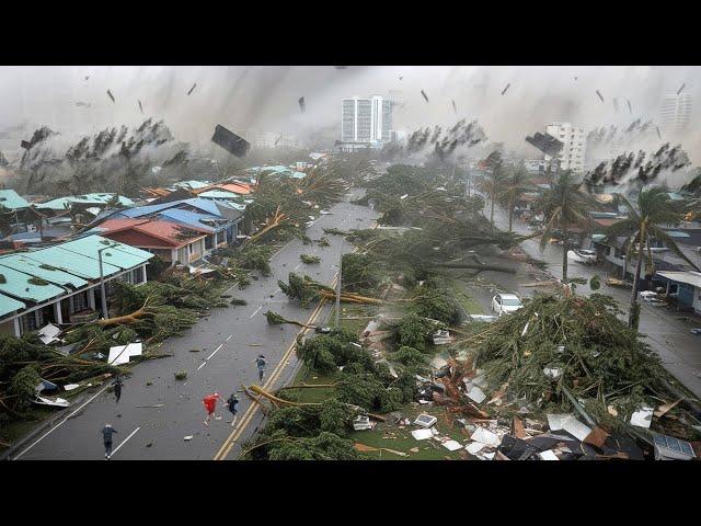 Today the Philippines is paralyzed! Super Typhoon Ofel destroys everything in Cagayan