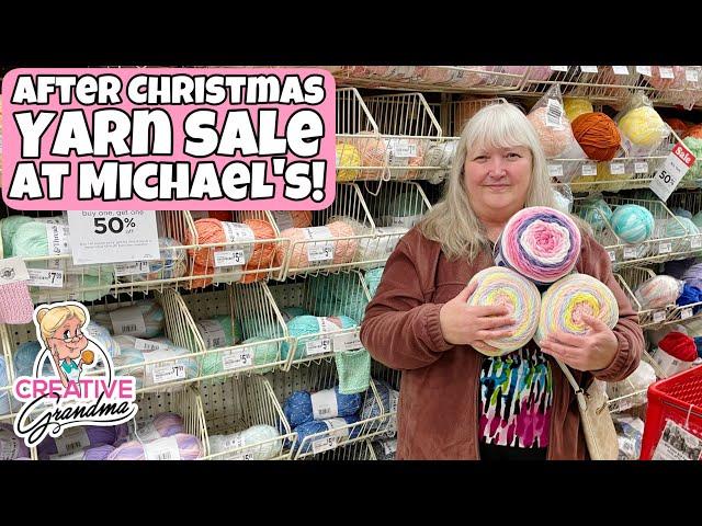 After Christmas Yarn Sale at Michael's! Is There Any New Yarn? Let's Find Out!