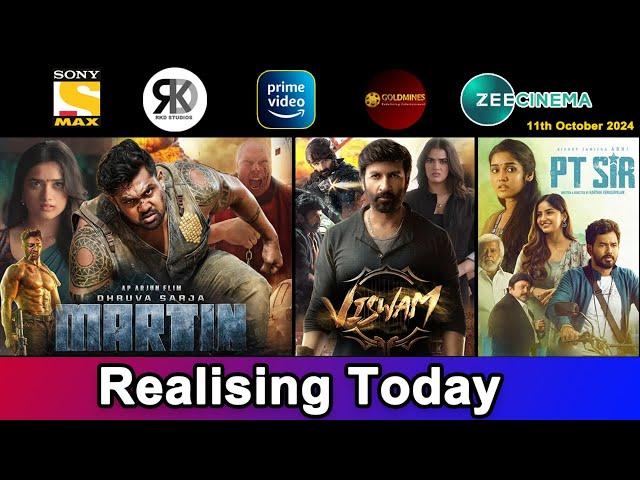 4 New South Hindi Dubbed Movies Releasing Today | Martin, Pt Sir | 11th October 2024