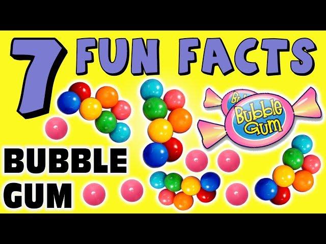 7 FUN FACTS ABOUT BUBBLE GUM! FACTS FOR KIDS! CHEWING GUM! Gumball! Learning Colors! Fun Sock Puppet