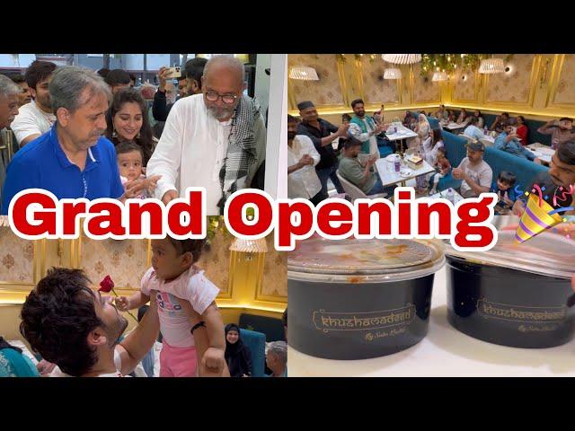 The Grand Opening | Humara Pehla Order From #Khushamadeed | Aapk Sabka Bahut Shukriya