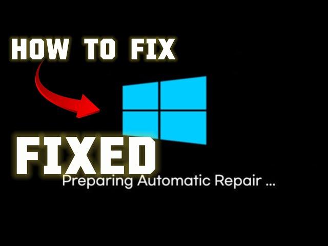 Preparing Automatic repair windows 10