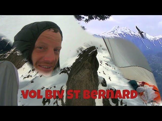 Vol biv Saint Bernard: paragliding Annecy to Interlaken June 2021