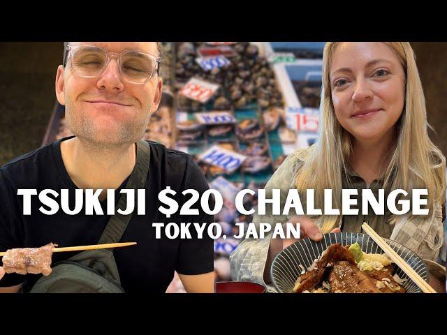 Tokyo's Tsukiji Market:  $20 Street FOOD CHALLENGE