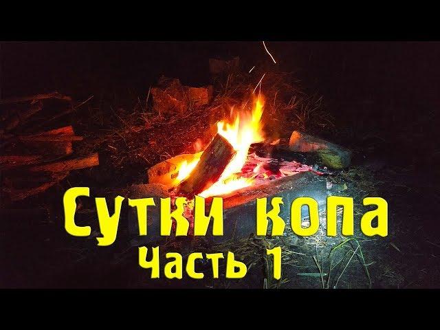 Сутки копа! Поломка прибора. Один ночью в лесу. Жутко! Коп с Квазар АРМ. Часть 1