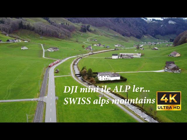 DJI mini ile ALP ler... SWISS alps mountains